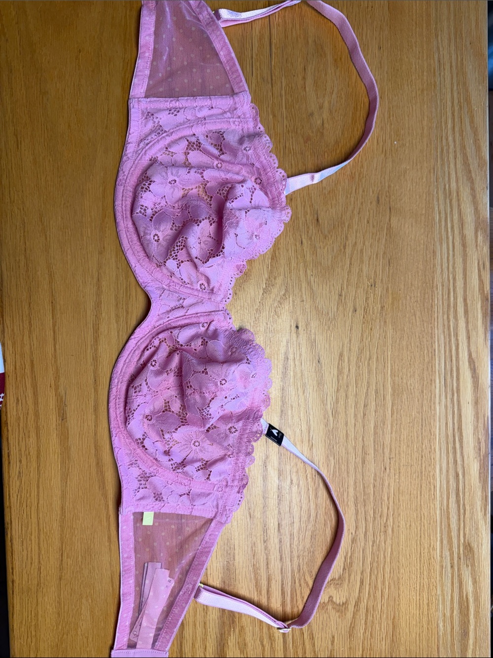 Victoria's Secret Pink Lace Underwire Balconette Bra